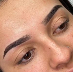 Eyebrow Tattoo result by Dani Esthetics in Menifee, CA