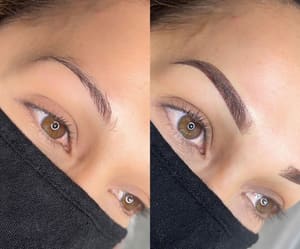 Eyebrow Tattoo result by Dani Esthetics in Menifee, CA