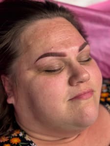Eyebrow Tattoo result by Daniella Brow & Beauty Studio in Lynnwood, WA