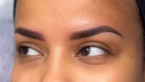 Eyebrow Tattoo result by Daniella Brow & Beauty Studio in Lynnwood, WA