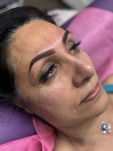 Eyebrow Tattoo result by Daniella Brow & Beauty Studio in Lynnwood, WA