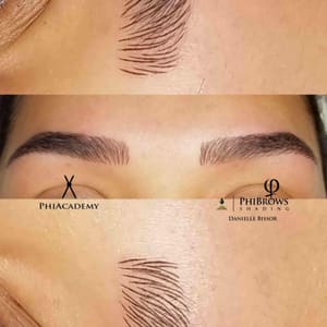 Eyebrow Tattoo result by Danielle's Body and Skin Care in Bronx, NY