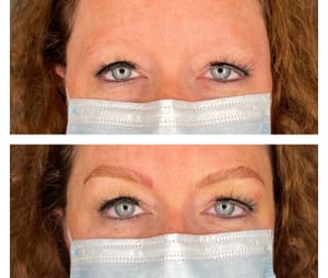 Eyebrow Tattoo result by Danielle’s Brow Room in New Paltz, NY