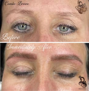 Eyebrow Tattoo result by Danielle Stull Art in Hollywood, FL