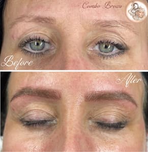 Eyebrow Tattoo result by Danielle Stull Art in Hollywood, FL