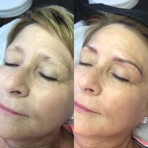 Eyebrow Tattoo result by Dara Feder Beauty, LLC in Freeburg, IL