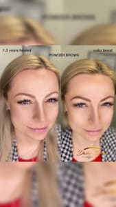 Eyebrow Tattoo result by DASHÈ Permanent Makeup in San Diego, CA