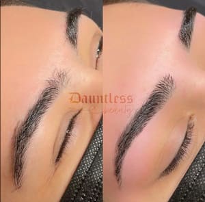 Eyebrow Tattoo result by Dauntless Beauty Bar in Bakersfield, CA