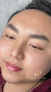 Eyebrow Tattoo result by David Pham Permanent Makeup in Houston, TX