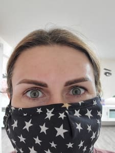 Eyebrow Tattoo result by DaVisse Micro Art PMU / Rhonda Winters in Melbourne, FL