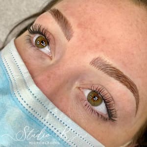 Eyebrow Tattoo result by Daymaker Artistry in Brownsburg, IN