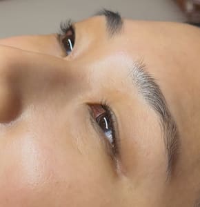 Eyebrow Tattoo result by Dazzling Lash Beauty Bar in Alpharetta, GA