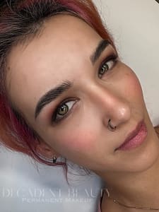 Eyebrow Tattoo result by Decadent Beauty in Arvada, CO