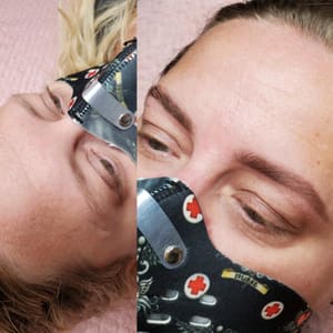 Eyebrow Tattoo result by Deena Cosmetics Sylva Studio in Sylva, NC