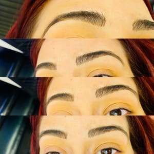 Eyebrow Tattoo result by DeepaThreadingPlus in Oxon Hill, MD