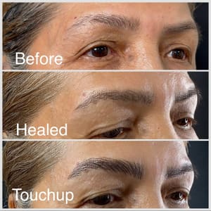 Eyebrow Tattoo result by Define Brow Studio in Irvine, CA