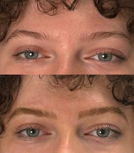 Eyebrow Tattoo result by Defined Allure Permanent Makeup of Brows & Lips in San Diego, CA
