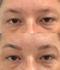 Eyebrow Tattoo result by Defined Allure Permanent Makeup of Brows & Lips in San Diego, CA