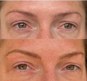 Eyebrow Tattoo result by Defined Allure Permanent Makeup of Brows & Lips in San Diego, CA
