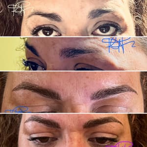Eyebrow Tattoo result by Defined by K and L, LLC in Altamonte Springs, FL