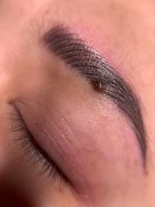 Eyebrow Tattoo result by DefyBrows - Permanent Make Up & Esthetics in Dallas, TX