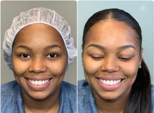 Eyebrow Tattoo result by Deja Sade Cosmetics in Fort Lauderdale, FL