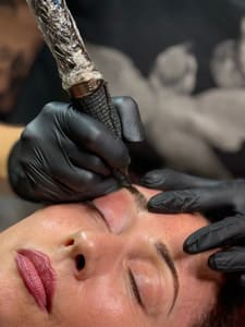 Eyebrow Tattoo result by Del Mar Brows by Shirin in Del Mar, CA