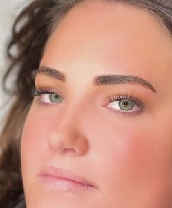 Eyebrow Tattoo result by Delicate Arches Studio in Sandy, UT