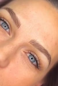 Eyebrow Tattoo result by Delicate Arches Studio in Sandy, UT