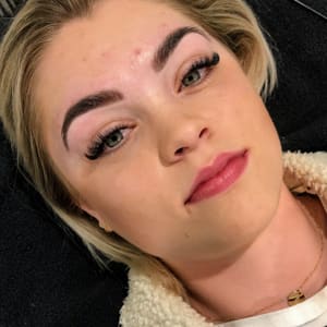 Eyebrow Tattoo result by Delicate Beauty Studio in Syracuse, UT