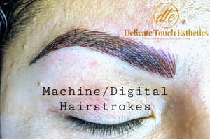 Eyebrow Tattoo result by Delicate Touch Esthetics by Mylene in Fair Oaks, CA
