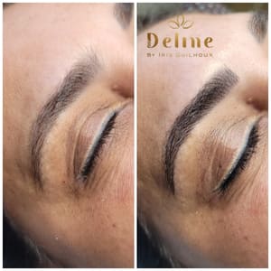 Eyebrow Tattoo result by Deline By Iris Guilhoux in Mission, TX