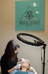 Eyebrow Tattoo result by Della Coast Beauty in Huntington Beach, CA