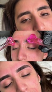 Eyebrow Tattoo result by Delmary Rodríguez Studio in Tomball, TX