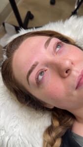 Eyebrow Tattoo result by Delmary Rodríguez Studio in Tomball, TX