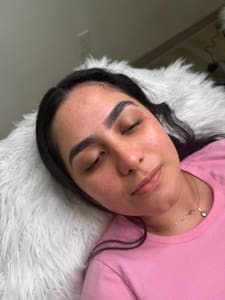 Eyebrow Tattoo result by Delmary Rodríguez Studio in Tomball, TX
