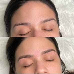 Eyebrow Tattoo result by Delmary Rodríguez Studio in Tomball, TX