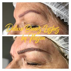 Eyebrow Tattoo result by Deluxe Brows Lashes in Columbia, MD