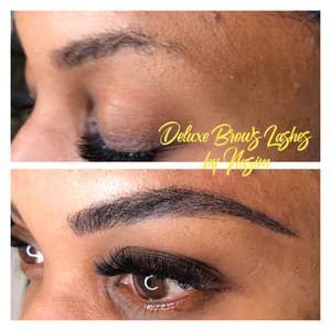 Eyebrow Tattoo result by Deluxe Brows Lashes in Columbia, MD