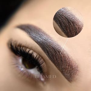 Eyebrow Tattoo result by Deluxe Brows Miami in Miami, FL