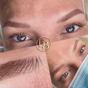 Eyebrow Tattoo result by Deluxe Brows Miami in Miami, FL