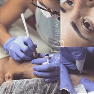 Eyebrow Tattoo result by Deluxe Brows Microblading in San Diego, CA