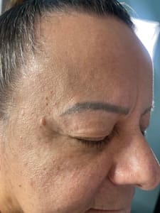 Eyebrow Tattoo result by Deluxe Permanent Makeup By Hinda in Sand Lake, FL
