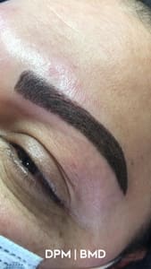 Eyebrow Tattoo result by Demi Permanent Makeup & BlossomMD in San Ramon, CA