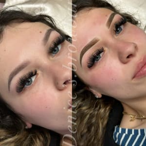 Eyebrow Tattoo result by Denice’s Brow Bar in Yuba City, CA