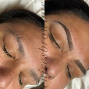 Eyebrow Tattoo result by Denice’s Brow Bar in Yuba City, CA