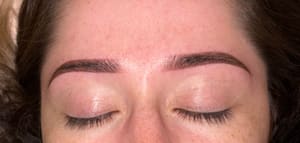 Eyebrow Tattoo result by Denice’s Brow Bar in Yuba City, CA