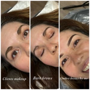 Eyebrow Tattoo result by Denice’s Brow Bar in Yuba City, CA