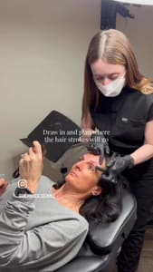 Eyebrow Tattoo result by Derma Design Atelier in Denville, NJ