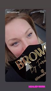 Eyebrow Tattoo result by Derma Design Atelier in Denville, NJ